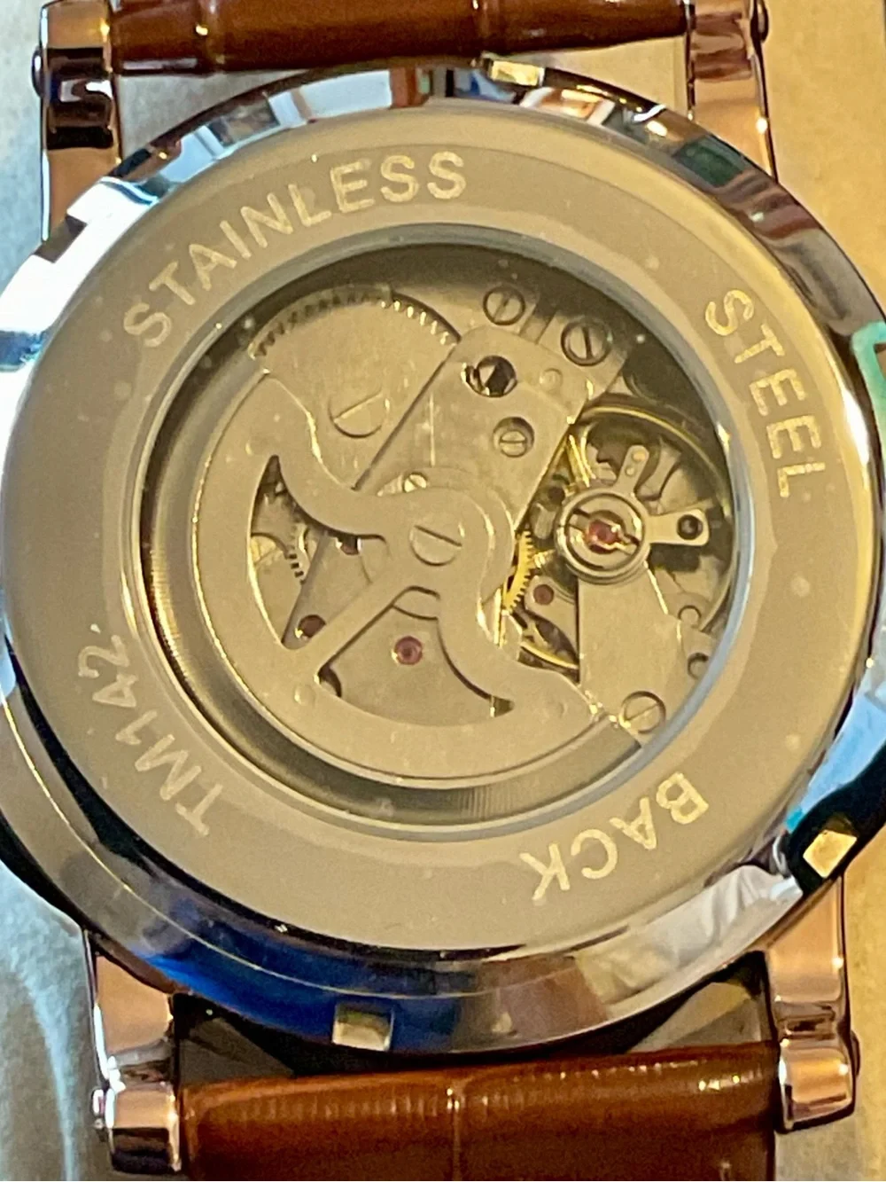NIB AUTOMATIC Forsining Gold and Cream Dress Watch